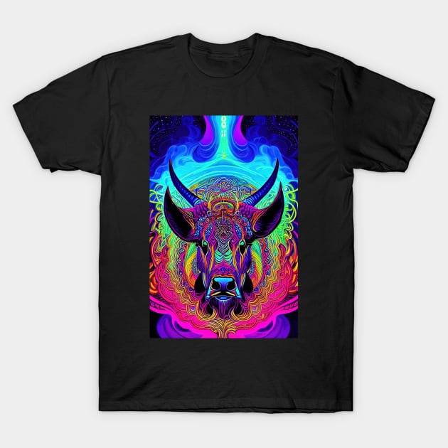 Psychedelic Pop art - OX T-Shirt by SimSang
